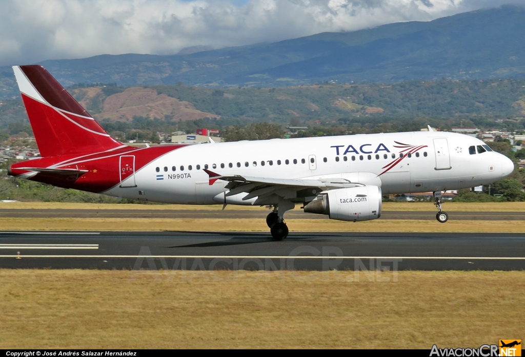 N990TA - Airbus A319-112 - TACA