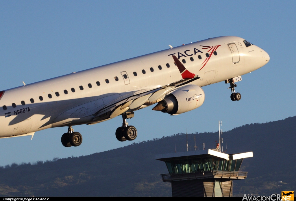 N988TA - Embraer 190-100IGW - TACA