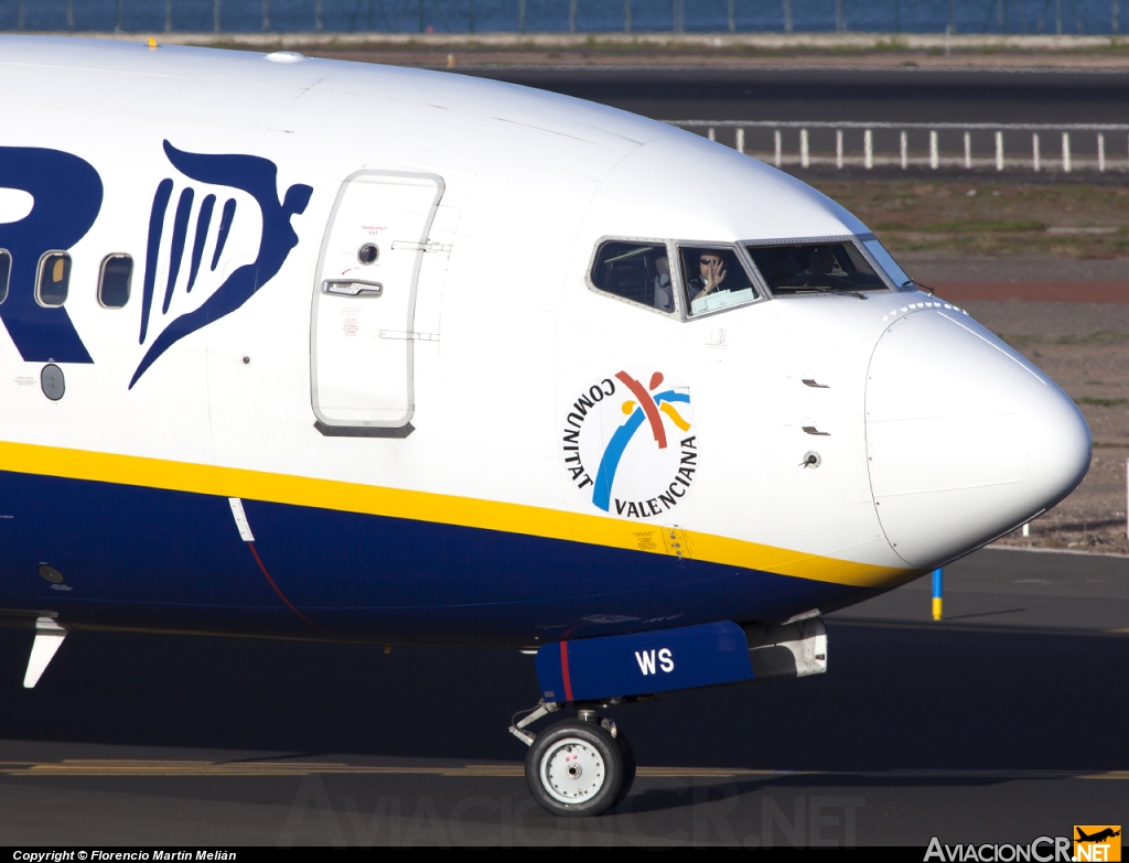 EI-DWS - Boeing 737-8AS - Ryanair