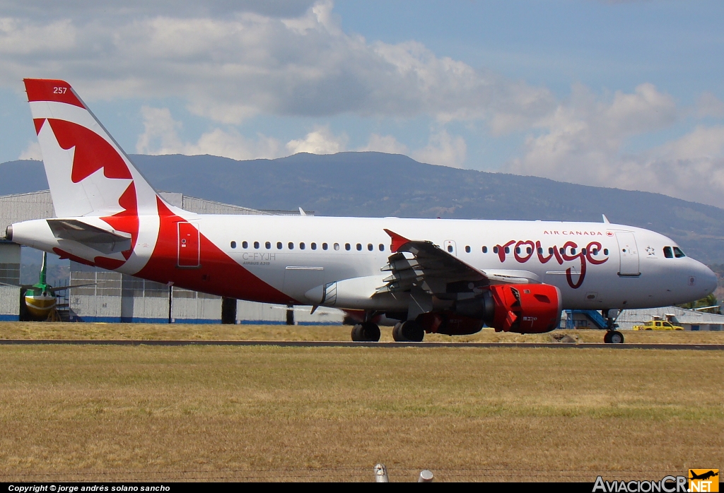 C-FYJH - Airbus A319-114 - Air Canada Rouge