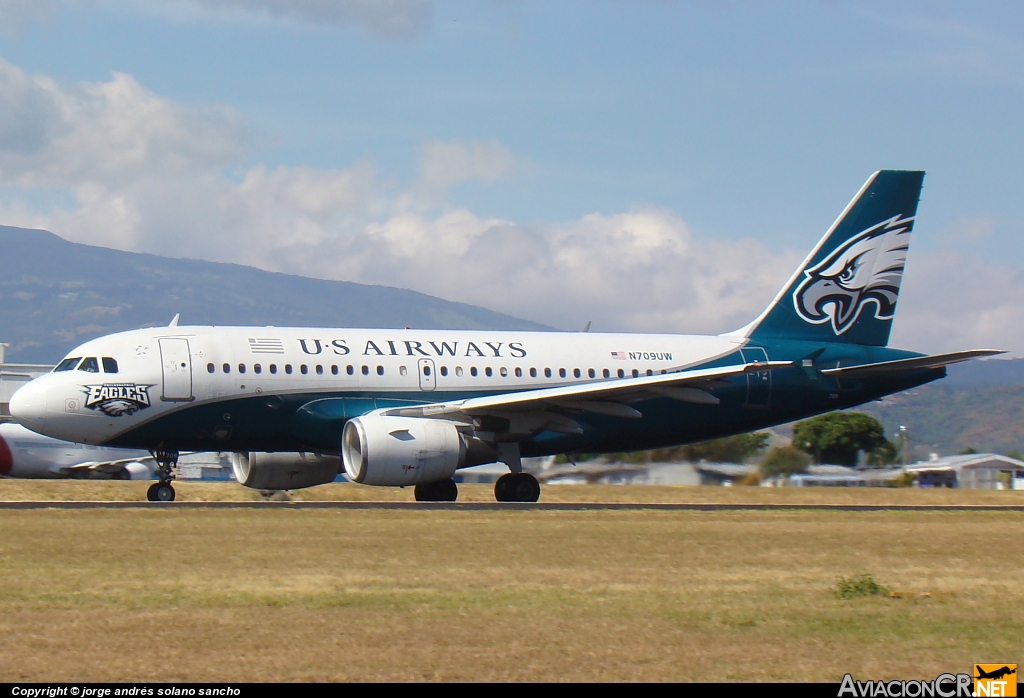 N709UW - Airbus A319-112 - US Airways