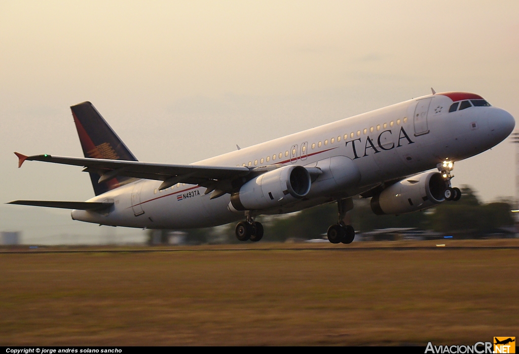 N493TA - Airbus A320-233 - TACA