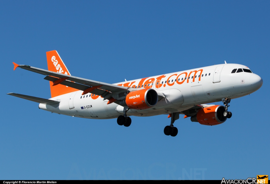 G-EZUW - Airbus A320-214 - EasyJet