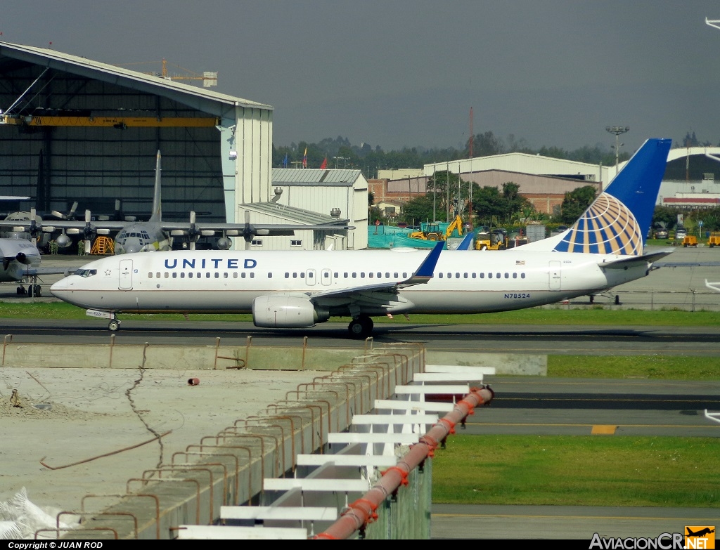 N78524 - Boeing 737-824 - United Airlines