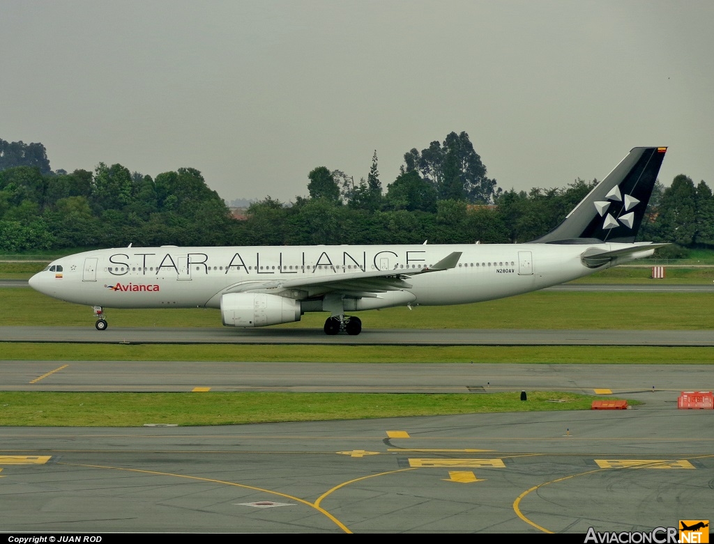 N280AV - Airbus A330-243 - Avianca Colombia