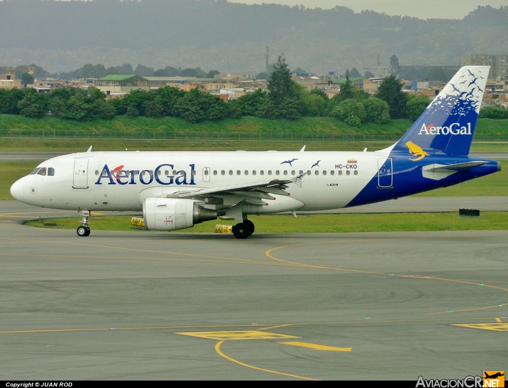 HC-CKO - Airbus A319-112 - AeroGal Aerolíneas Galápagos
