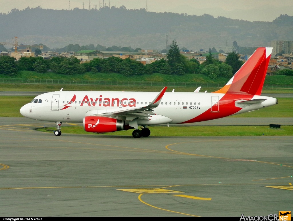 N703AV - Airbus A319-132(SL) - Avianca Costa Rica