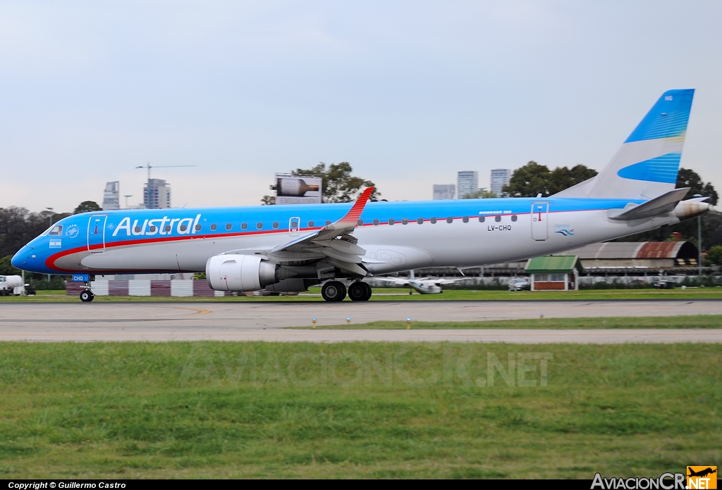LV-CHQ - Embraer 190-100IGW - Austral Líneas Aéreas