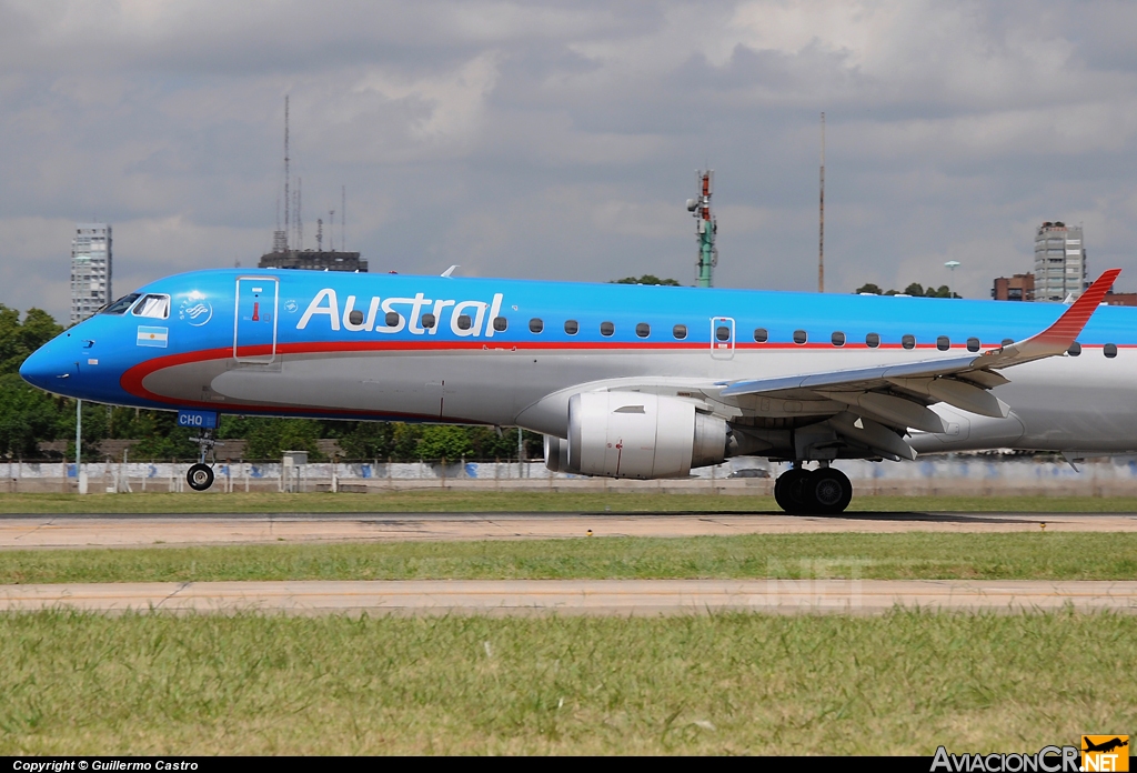 LV-CHO - Embraer 190-100IGW - Austral Líneas Aéreas