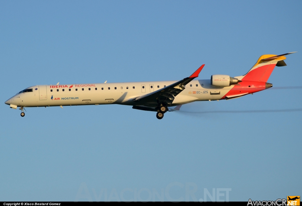 EC-JZS - Canadair CL-600-2D24 Regional Jet CRJ-900 - Air Nostrum (Iberia Regional)