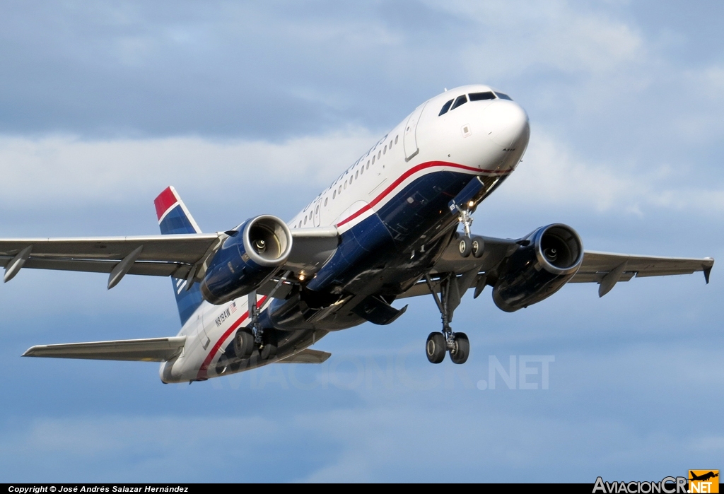 N819AW - Airbus A319-132 - US Airways