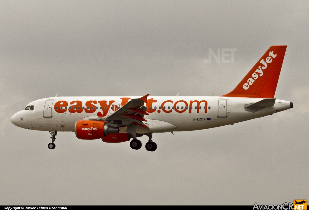 G-EZDY - Airbus A319-111 - EasyJet