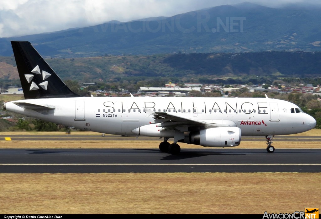 N522TA - Airbus A319-132 - Taca