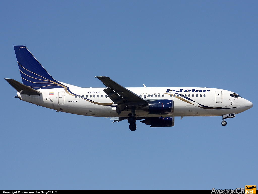 YV2918 - Boeing 737-329 - Estelar
