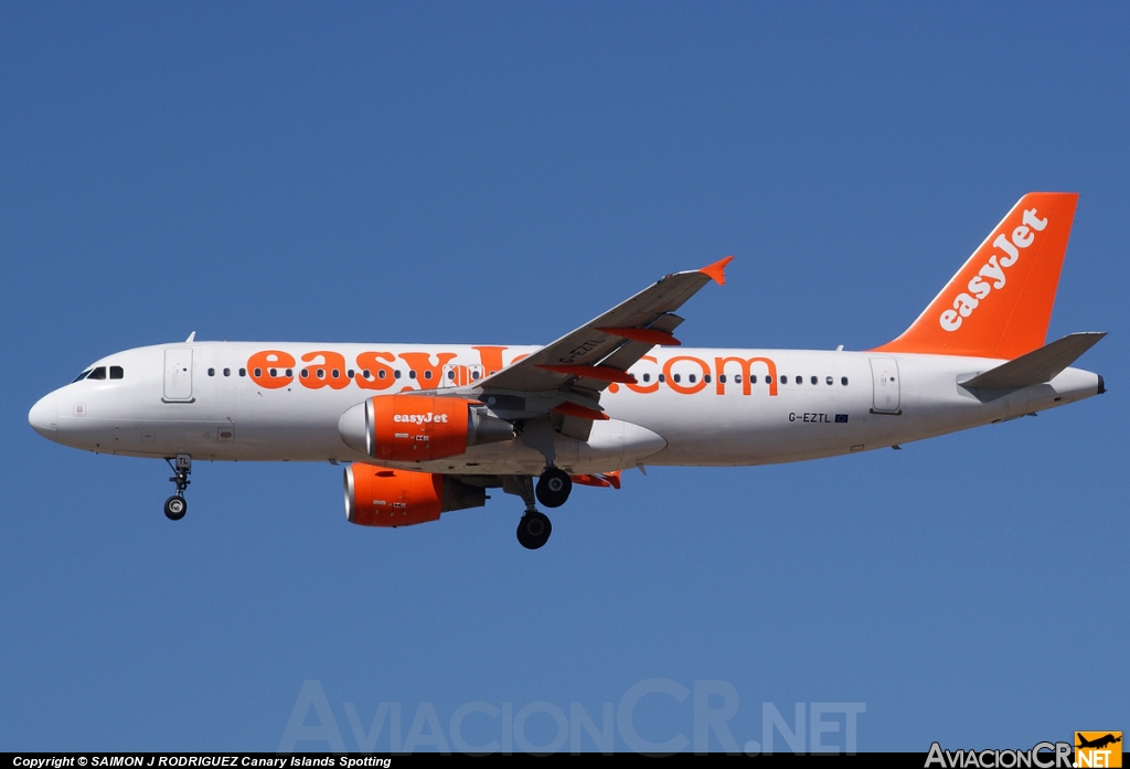 G-EZTL - Airbus A320-214 - EasyJet Airline