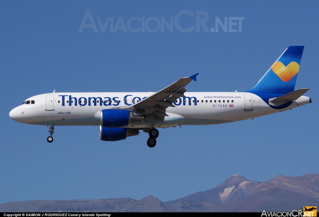 G-TCAD - Airbus A320-214 - Thomas Cook Airlines