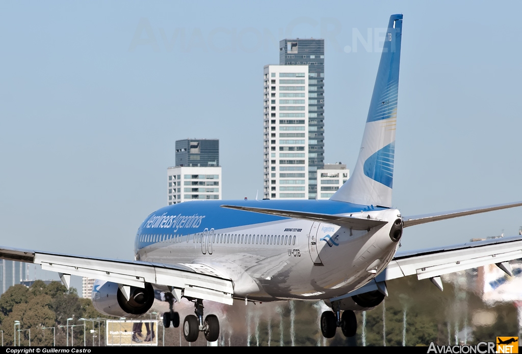 LV-CTB - Boeing 737-85F - Aerolineas Argentinas