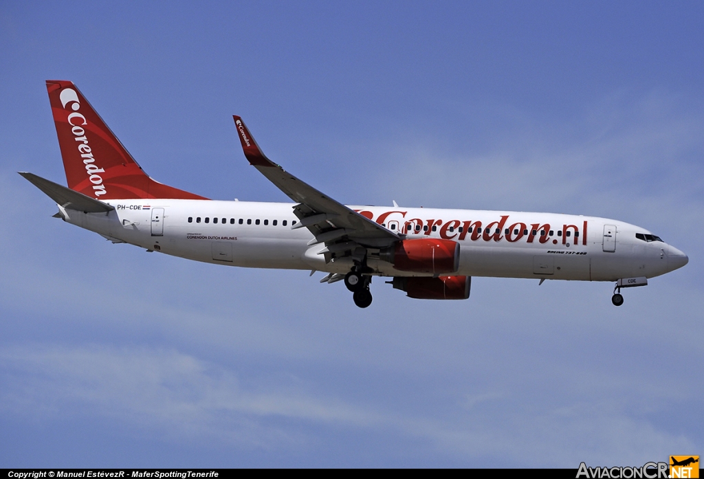 PH-CDE - Boeing 737-8KN - Corendon Dutch Airlines