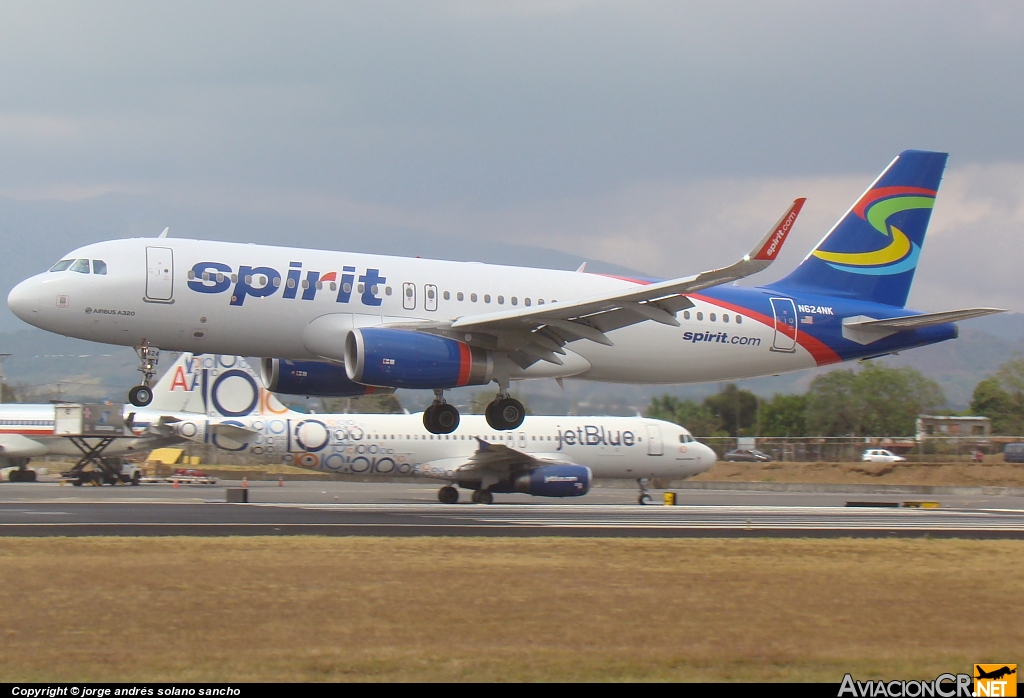 N624NK - Airbus A320-232 - Spirit Airlines