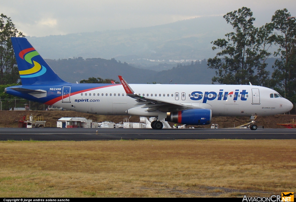 N624NK - Airbus A320-232 - Spirit Airlines