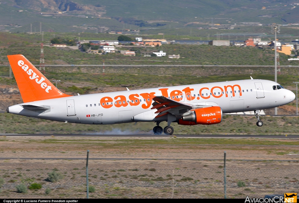 HB-JYD - Airbus A320-214 - EasyJet Switzerland