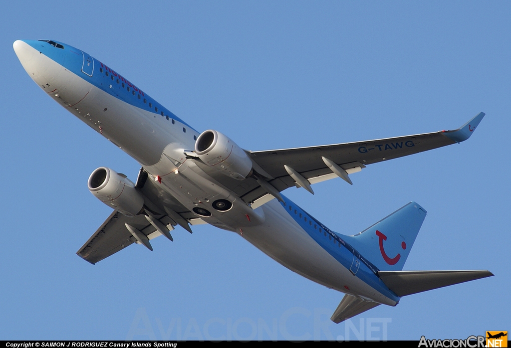 G-TAWG - Boeing 737-8K5 - Thomson Airways