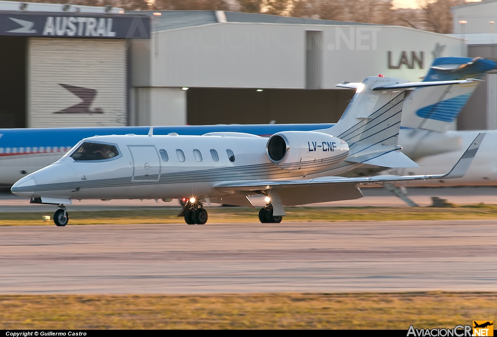 LV-CNF - Learjet 31 - Privado