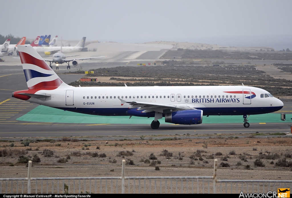 G-EUUN - Airbus A320-232 - British Airways