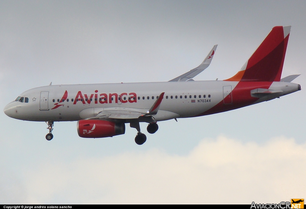 N703AV - Airbus A319-132 - Avianca