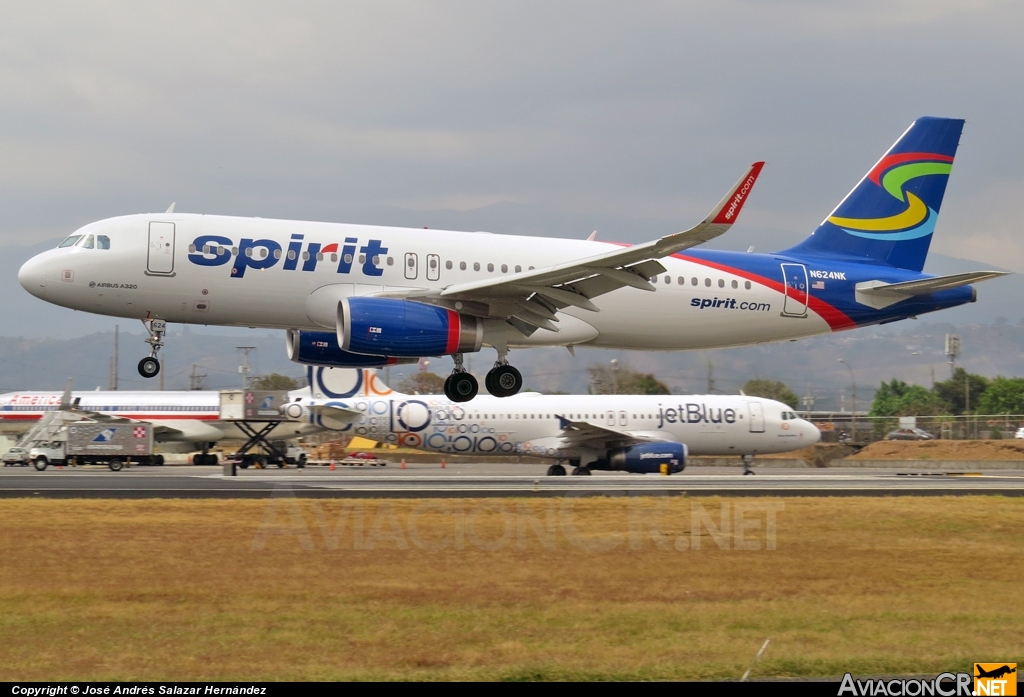 N624NK - Airbus A320-232 - Spirit Airlines