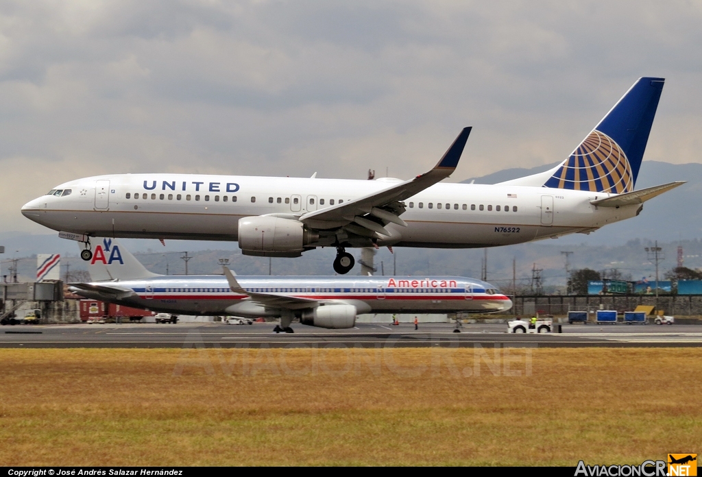 N76522 - Boeing 737-824 - United (Continental Airlines)