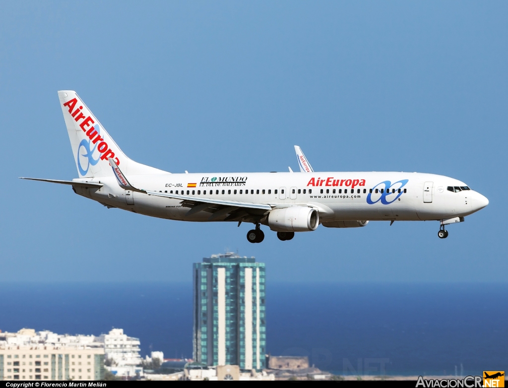 EC-JBL - Boeing 737-85P - Air Europa