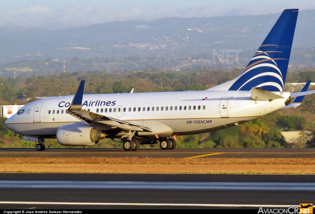 HP-1380CMP - Boeing 737-7V3 - Copa Airlines