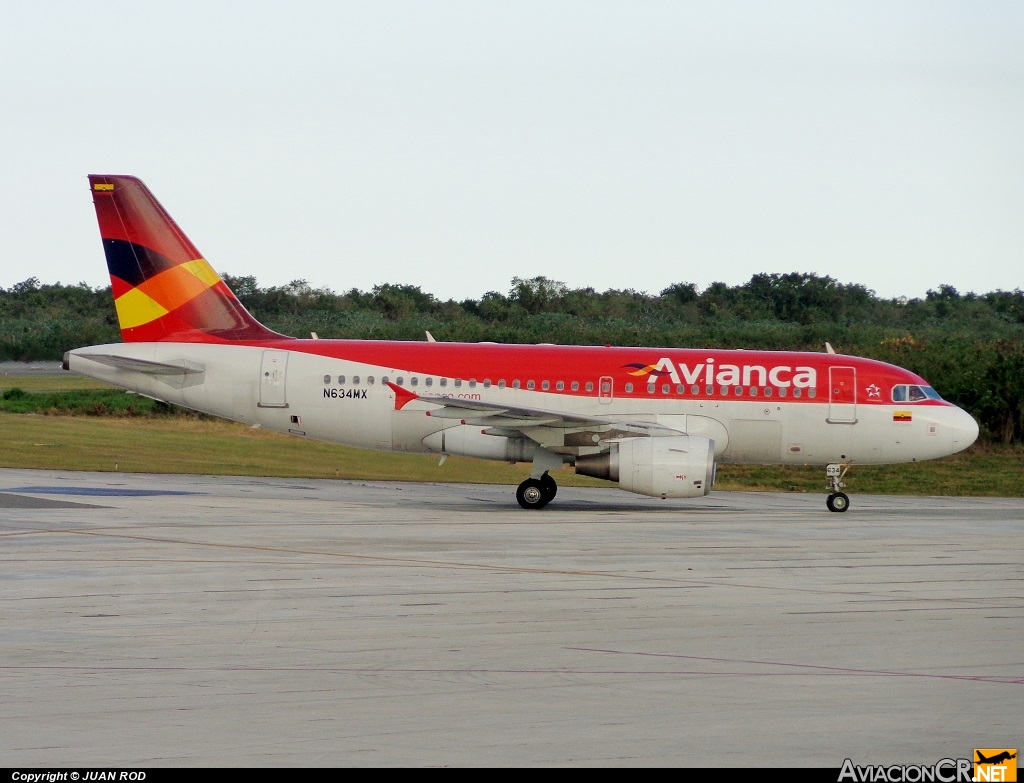 N634MX - Airbus A319-112 - Avianca Colombia