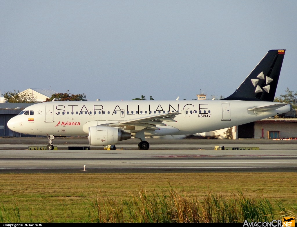 N519AV - Airbus A319-115LR - Avianca