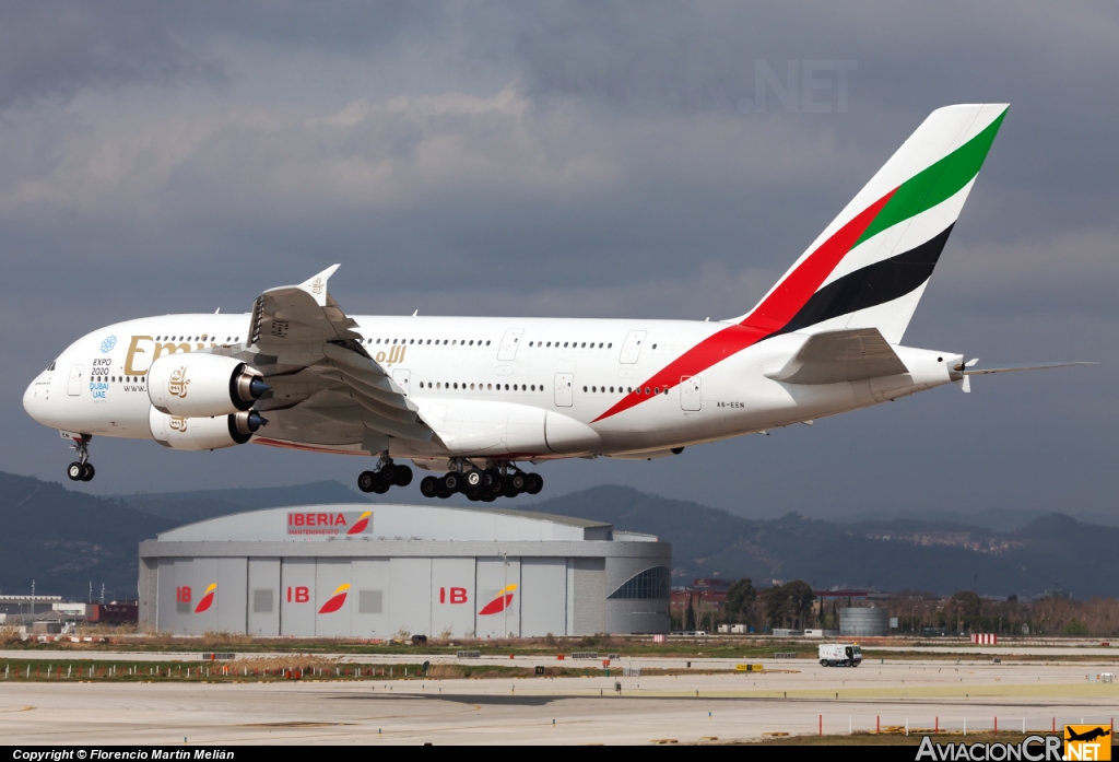 A6-EEN - Airbus A380-861 - Emirates