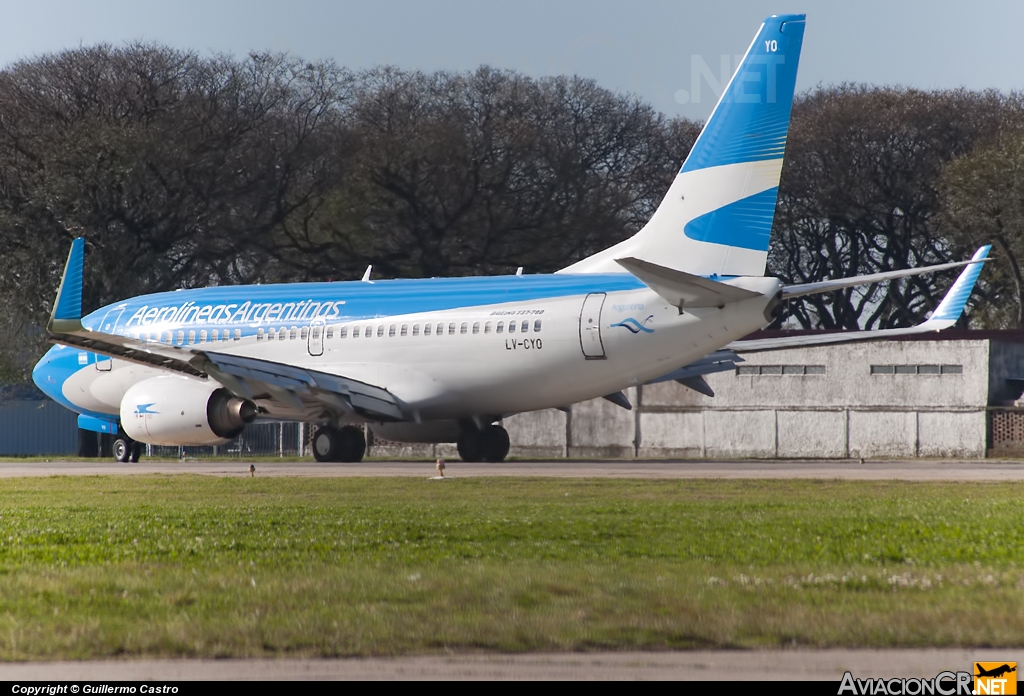 LV-CYO - Boeing 737-7Q8 - Aerolineas Argentinas