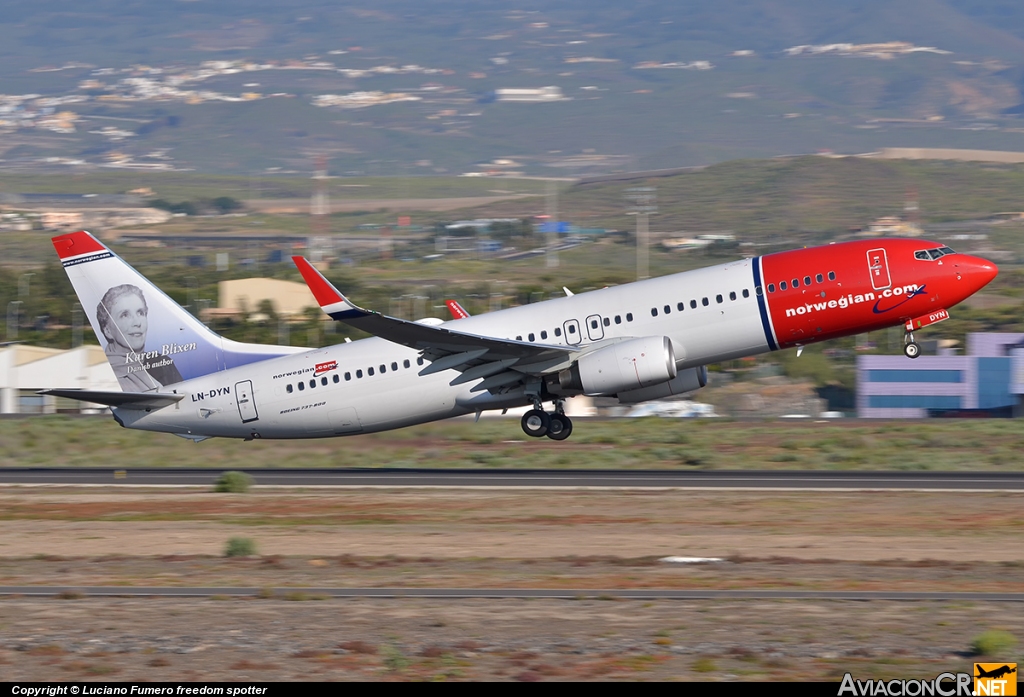 LN-DYN - Boeing 737-8JP - Norwegian Air Shuttle