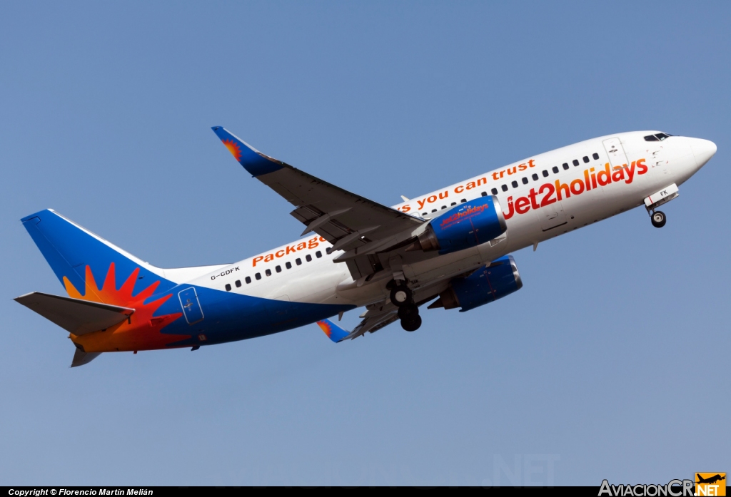 G-GDFK - Boeing 737-36N - Jet2.com
