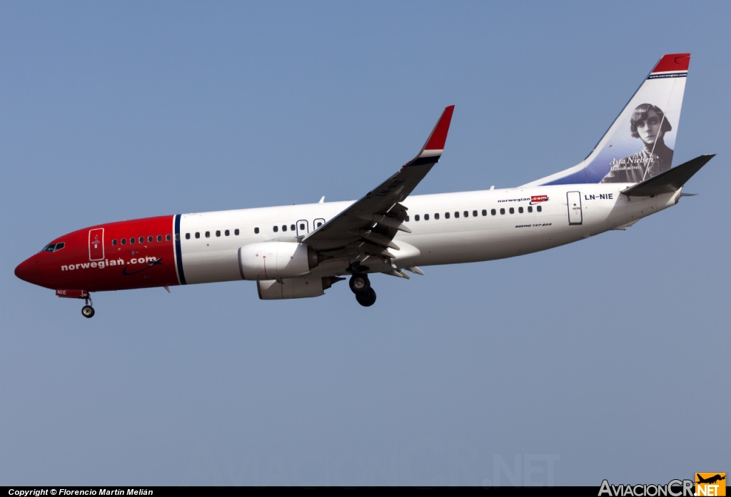 LN-NIE - Boeing 737-8JP - Norwegian Air Shuttle