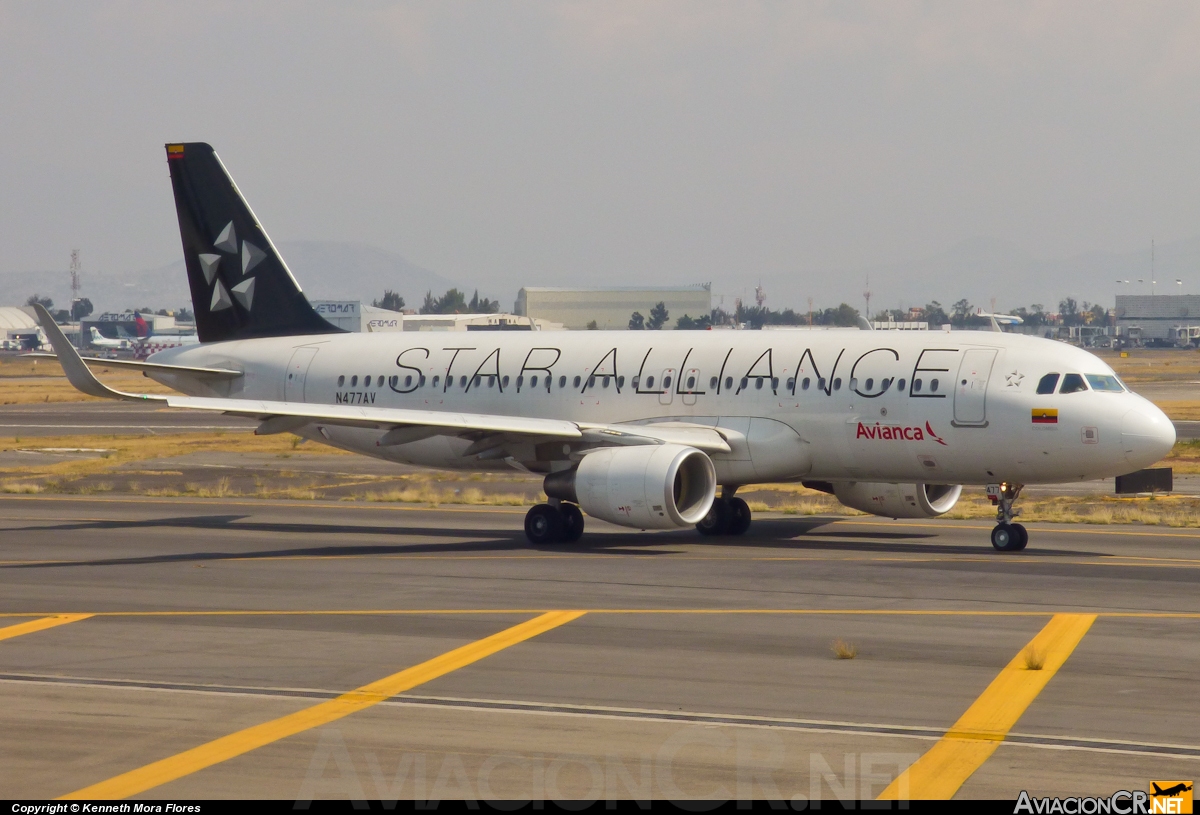 N477AV - Airbus A320-214 - Avianca