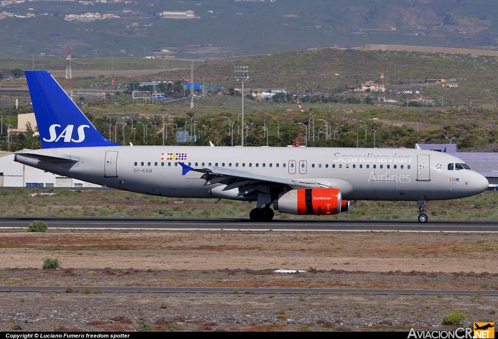 OY-KAW - Airbus A320-232 - Scandinavian Airlines (SAS)