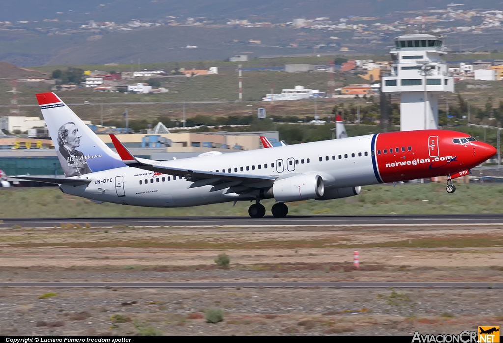 LN-DYD - Boeing 737-8JP - Norwegian Air Shuttle
