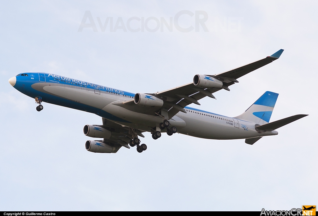 LV-CSE - Airbus A340-313X - Aerolineas Argentinas