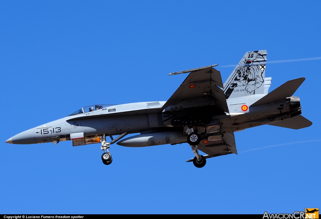 C.15-26 - McDonnell Douglas F/A-18A Hornet - Fuerza Aérea de España