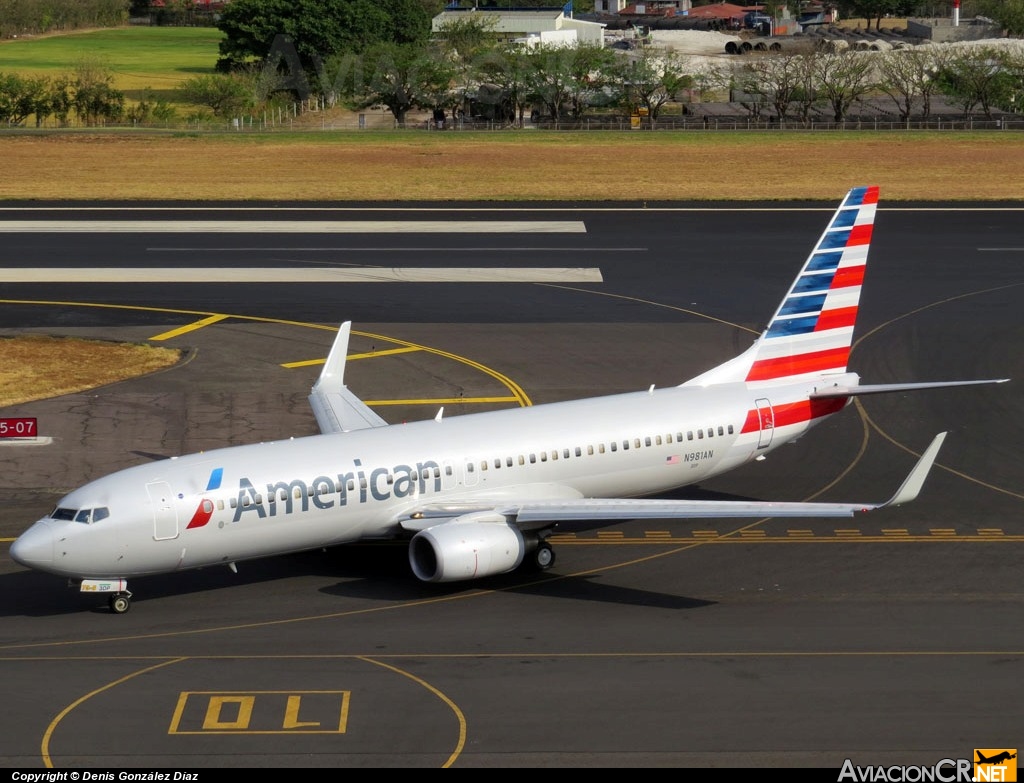 N981AN - Boeing 737-823 - American Airlines