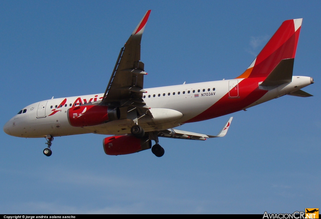 N703AV - Airbus A319-132 - Avianca