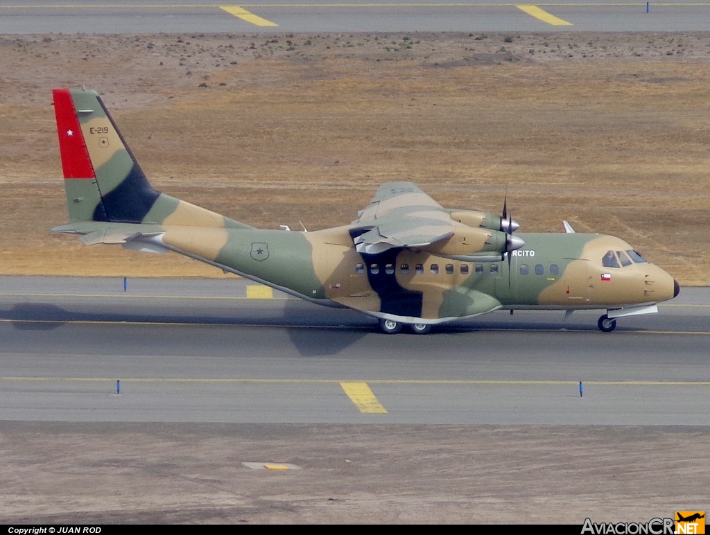 E-219 - Airtech CN-235AL - Ejercito de Chile