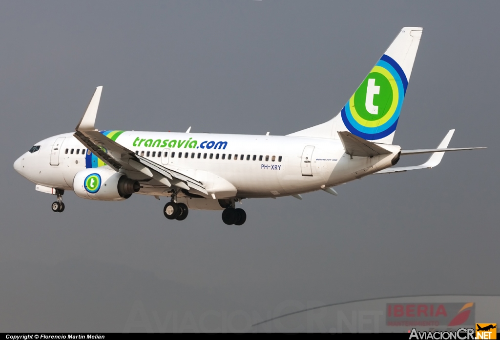 PH-XRY - Boeing 737-7K2 - Transavia Airlines