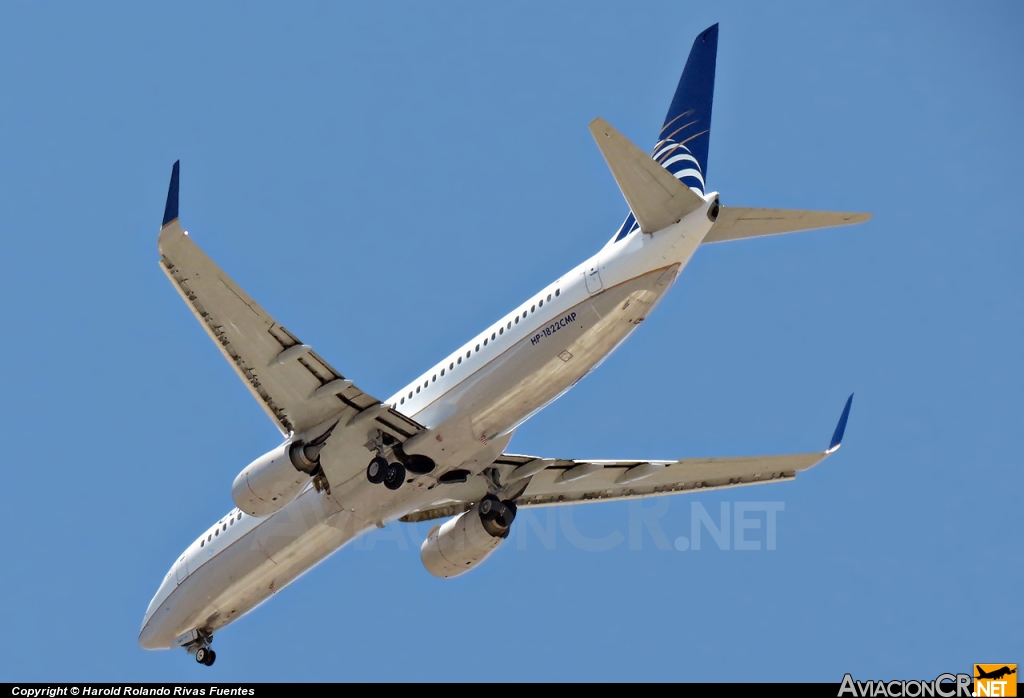 HP-1822CMP - Boeing 737-8V3 - Copa Airlines